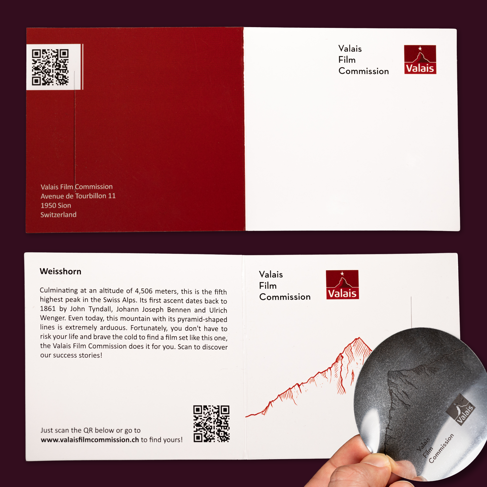 Drop Stop "Luxe" con tasca personalizzata in due parti - immagine 2