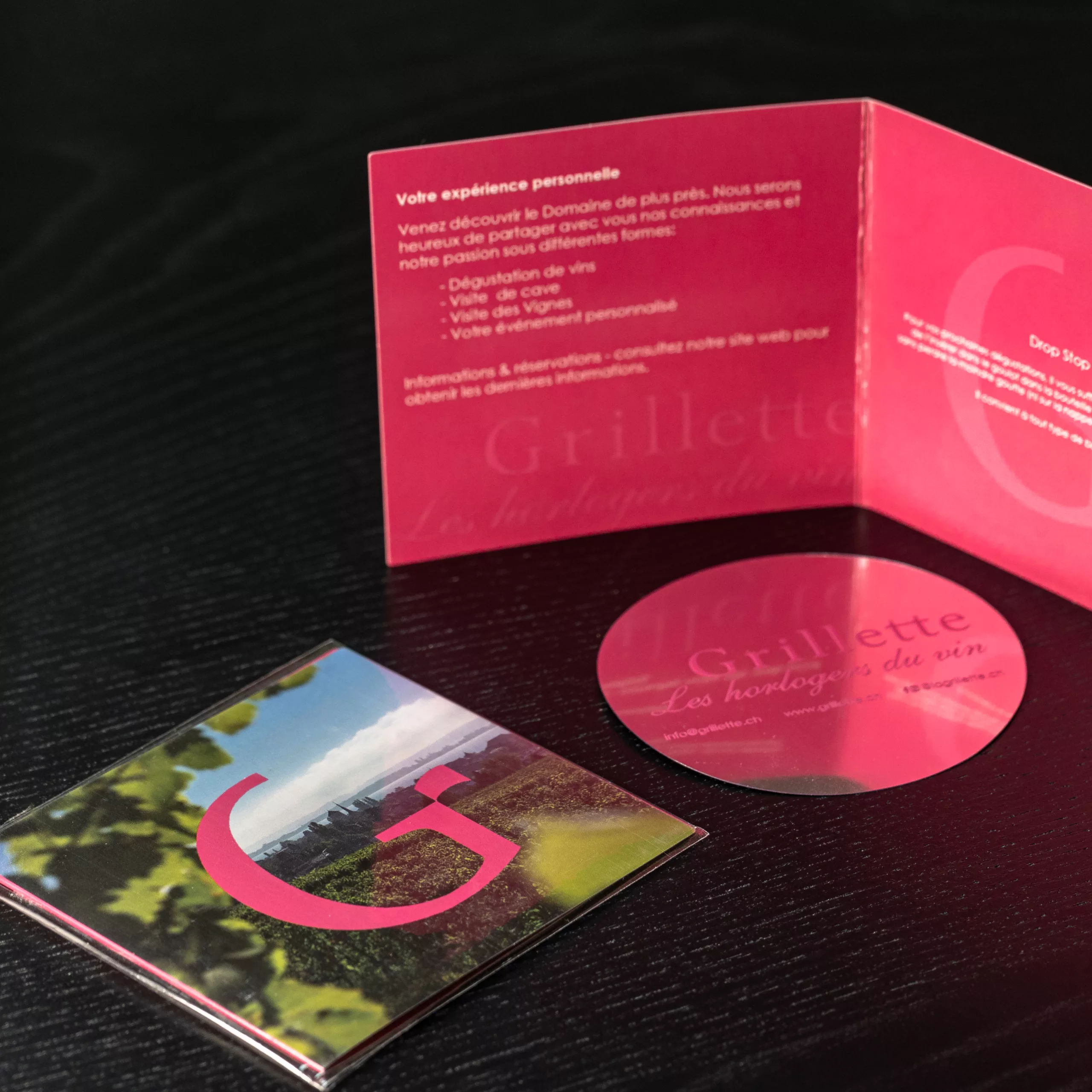 Drop Stop "Luxe" con tasca personalizzata in due parti - immagine 5